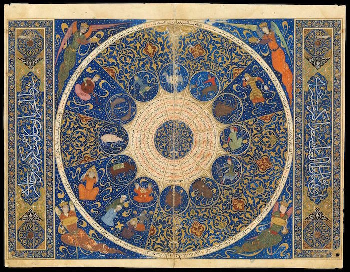 《伊斯干达天宫图》中的插图， 1411 年