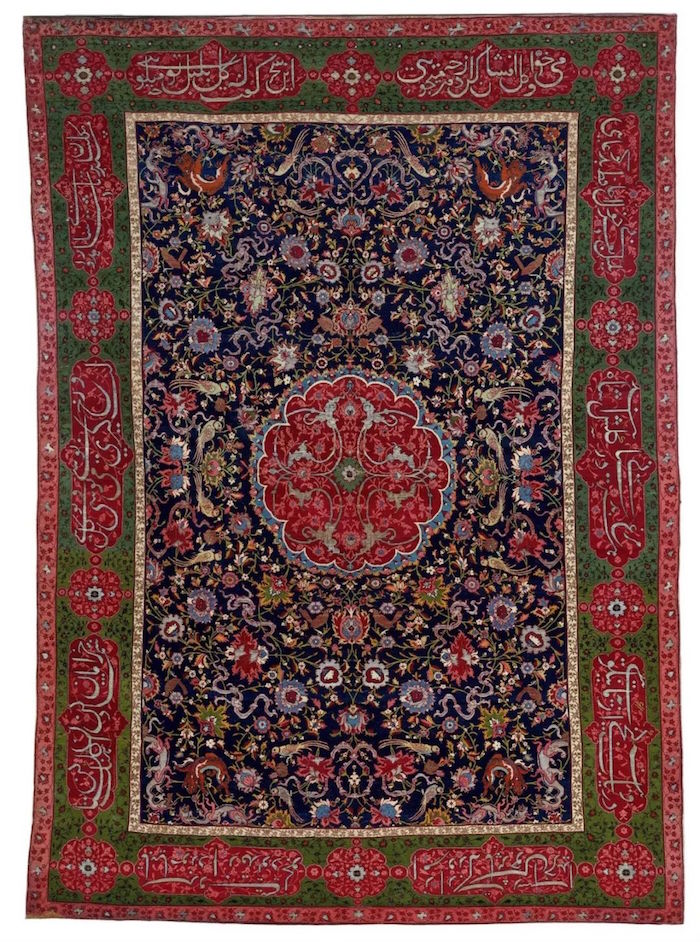 《索尔汀地毯(The Salting Carpet》, 1560-1580年,维多利亚和阿尔伯特博物馆藏