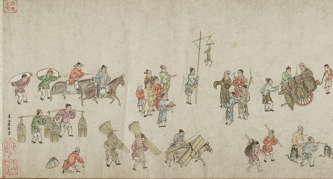 《太平风会图》(局部)