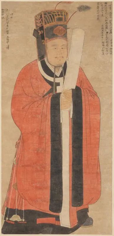 《赵鼎肖像》,南宋孝宗朝代(1163-1189),立轴,纸本设色