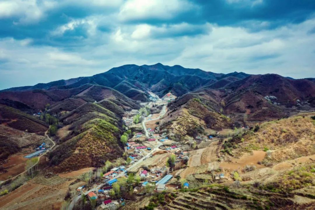 海龙川遗址航拍远景