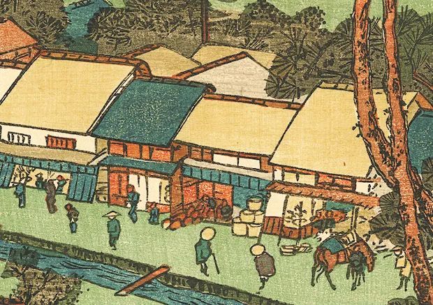 《坂本宿》细节图,© Fundacja Jerzego Leskowicza