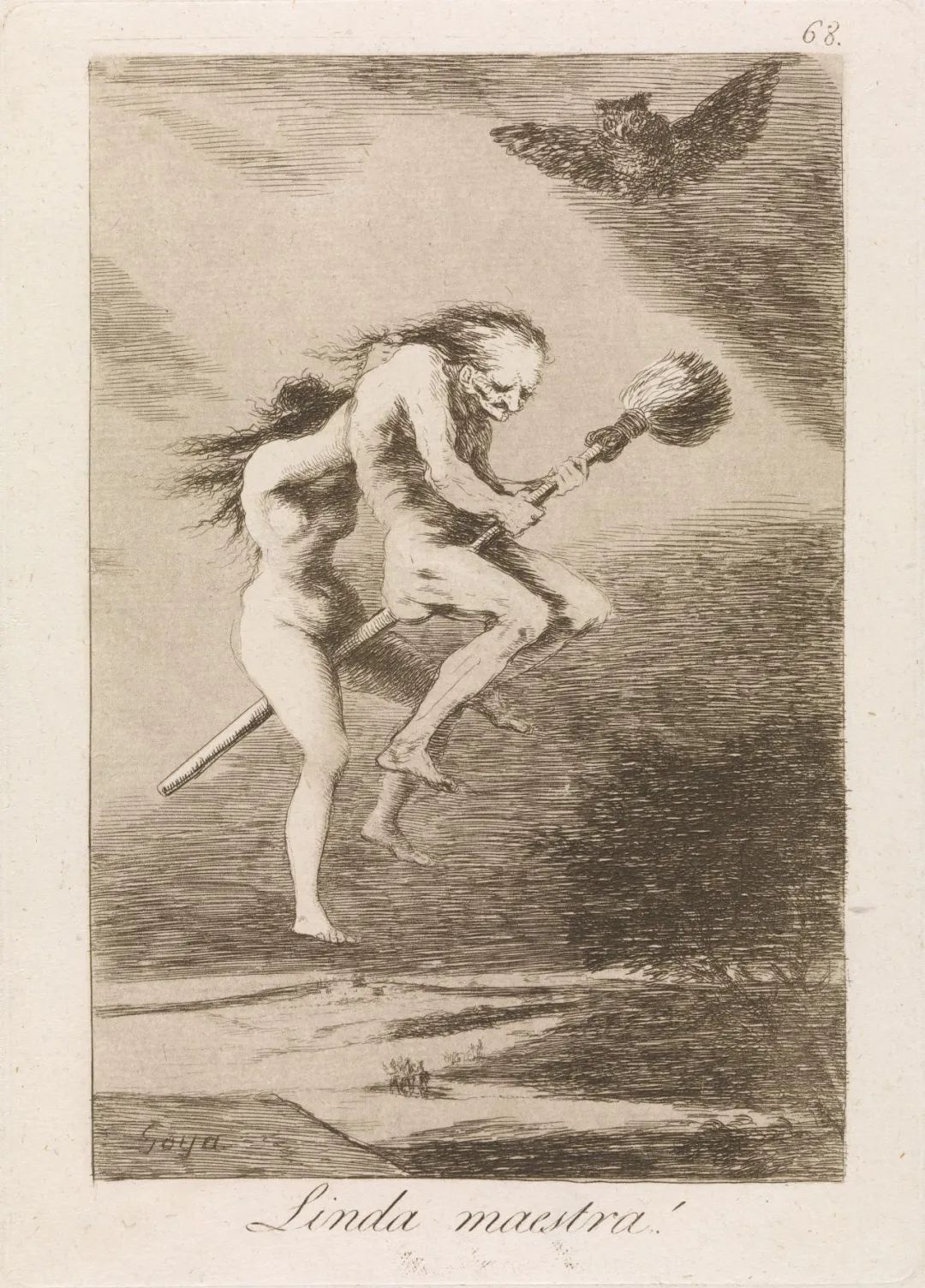 弗朗西斯科·戈雅，“狂想曲”系列，蚀刻版画，1799