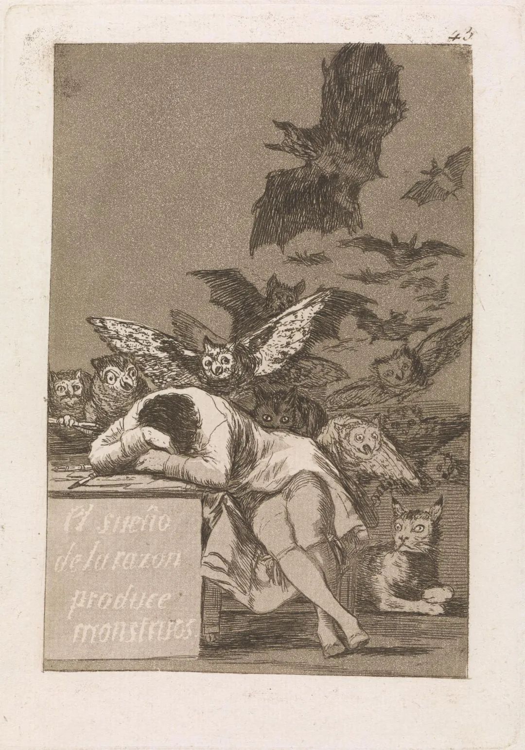 弗朗西斯科·戈雅，“狂想曲”系列，蚀刻版画，1799