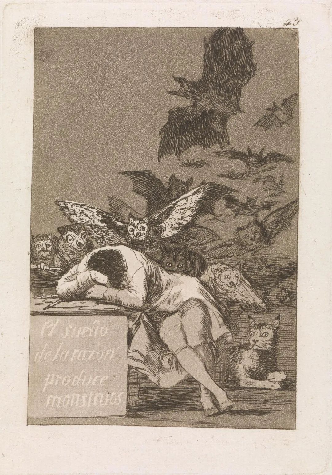 弗朗西斯科·戈雅,“狂想曲”系列,蚀刻版画,1799