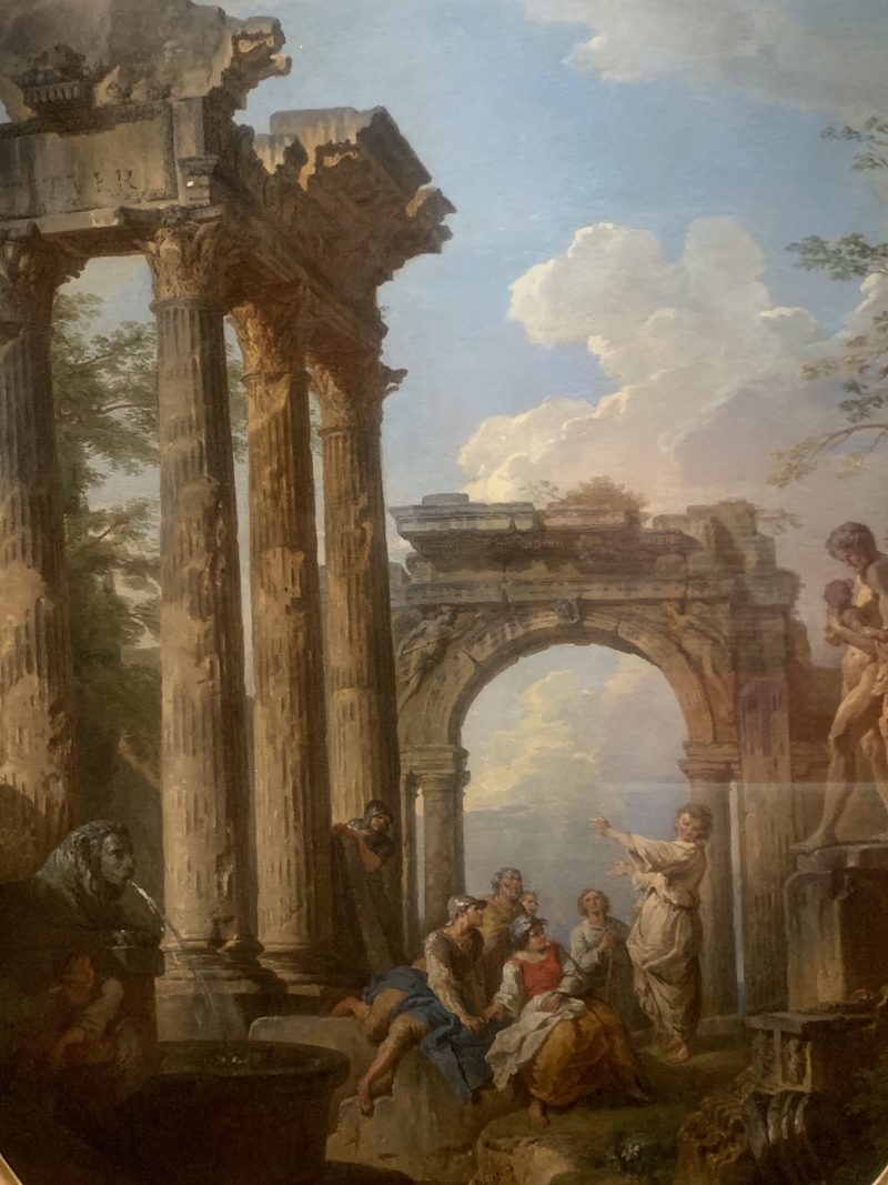 乔瓦尼·保罗·帕尼尼《使徒的布道》(局部)