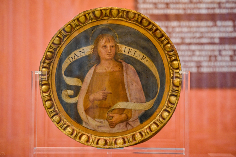 展厅现场,佩鲁吉诺作品