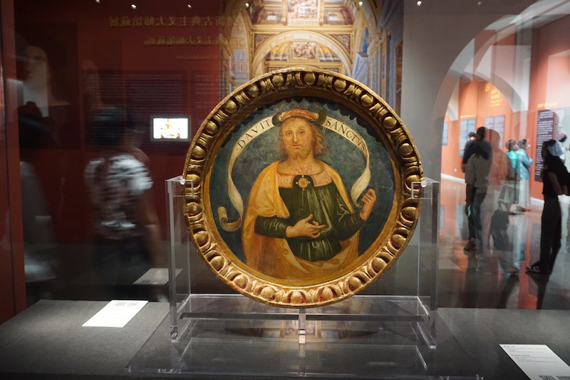 展厅现场,佩鲁吉诺作品