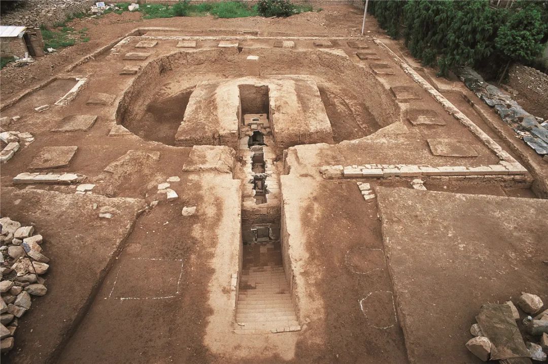 法门寺塔基遗址 图片来源于法门寺考古发掘报告
