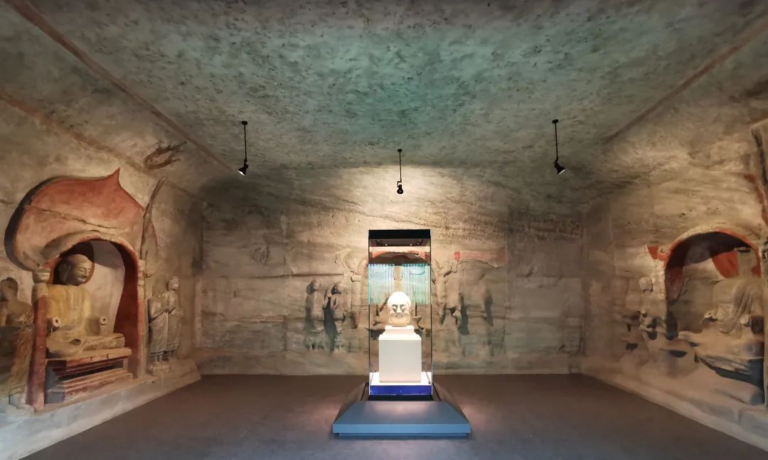 太原天龙山石窟博物馆展览现场