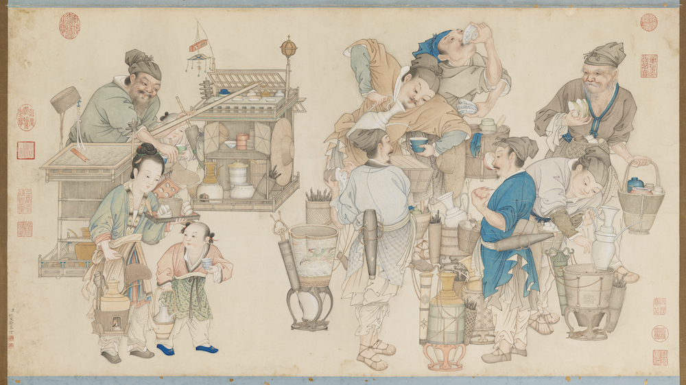 清 姚文瀚 《画卖浆图》台北故宫博物院藏