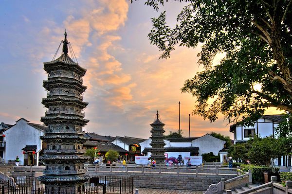 南翔寺砖塔,始建于五代北宋间