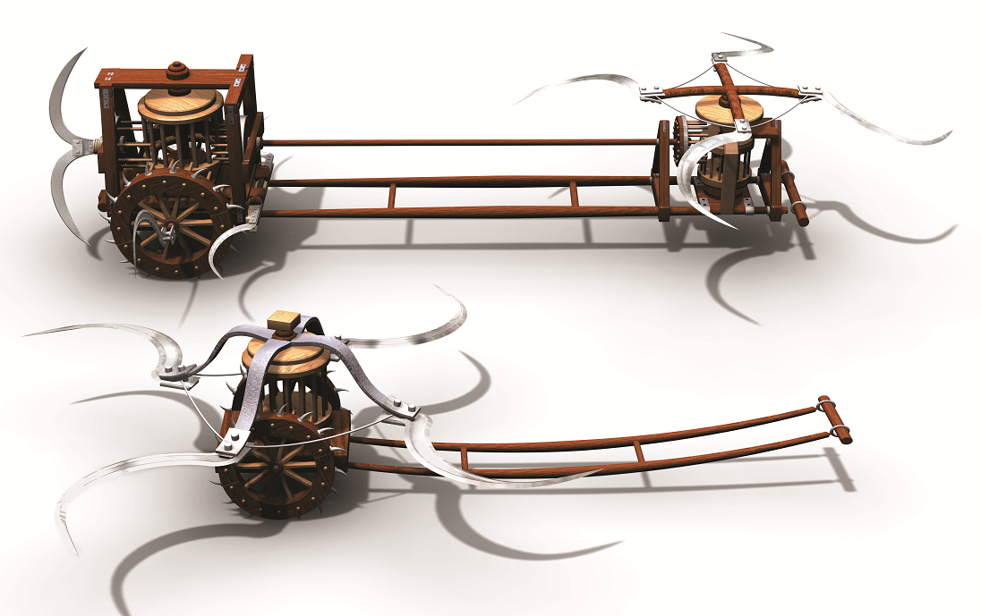 两种战车复原图