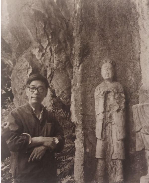 20世纪70年代，王士伦调查西湖慈云岭佛教造像