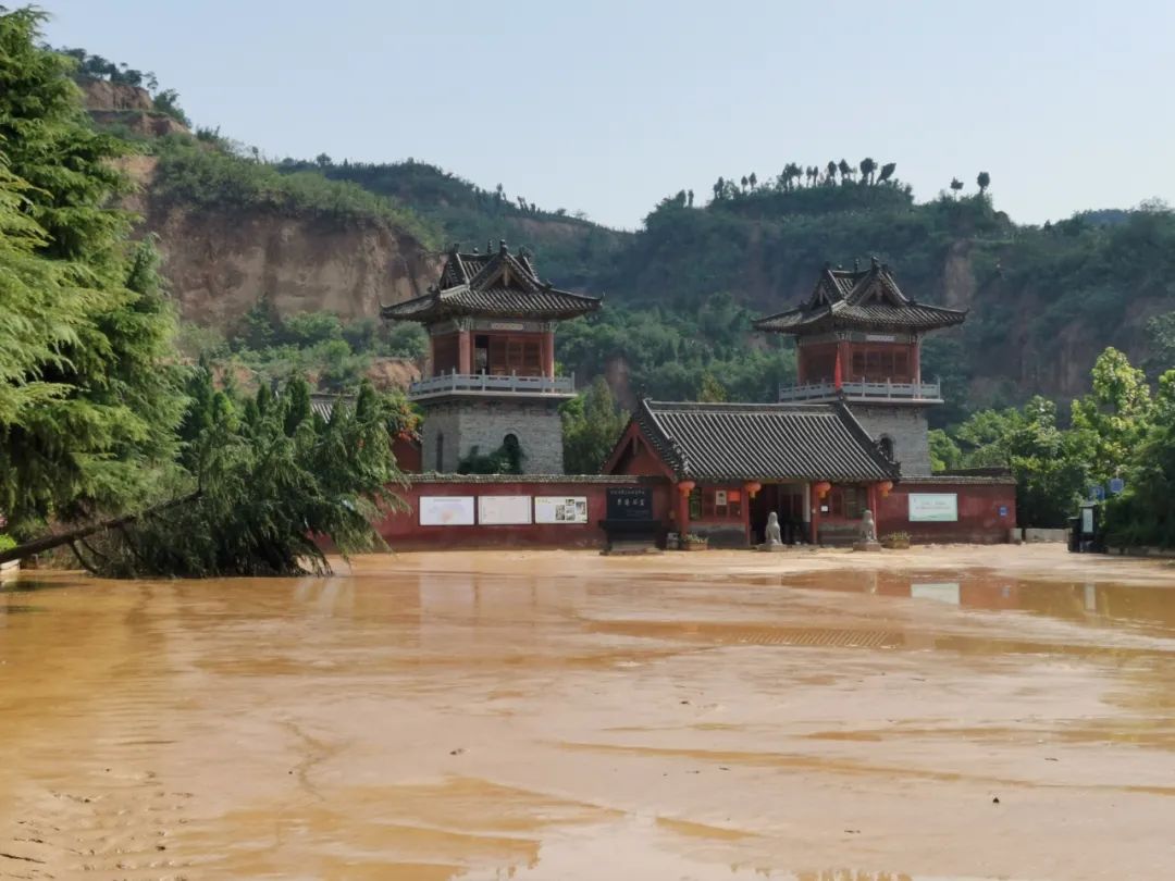 被水所淹的文物建筑