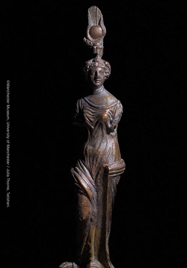 伊希斯-阿芙罗狄蒂雕像 铜合金 约公元1世纪