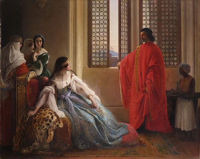 《卡特琳娜·科纳罗被塞浦路斯推翻王位》 1842 弗朗切斯科·海耶兹 布面油画 ©Fondazione Accademia Carrara, Bergamo 