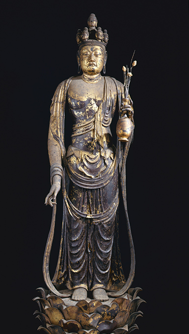圣林寺国宝十一面观音菩萨立像，8世纪，奈良时代