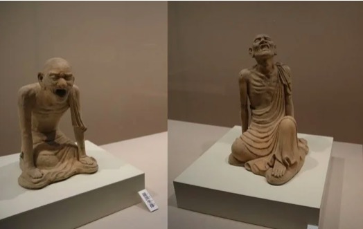 日本国宝，《塔本塑像·罗汉坐像》，奈良时代·711年，奈良·法隆寺藏，仅奈良国立博物馆展出