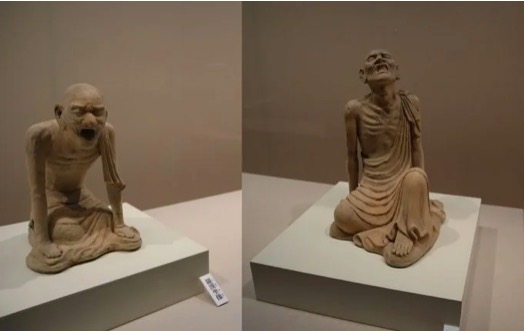 日本国宝,《塔本塑像·罗汉坐像》,奈良时代·711年,奈良·法隆寺藏,仅奈良国立博物馆展出