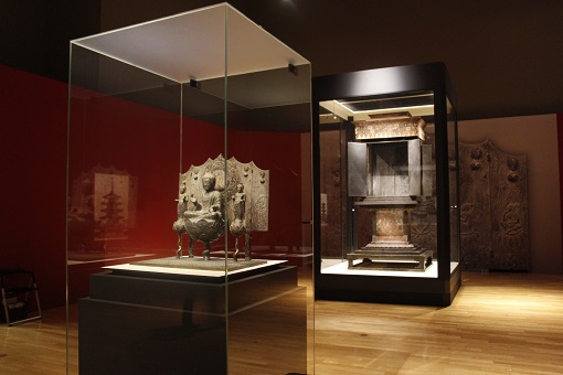 日本国宝,(传)橘夫人念持佛厨子,飞鸟时代·7—8世纪,奈良法隆寺藏,东京国立博物馆展出