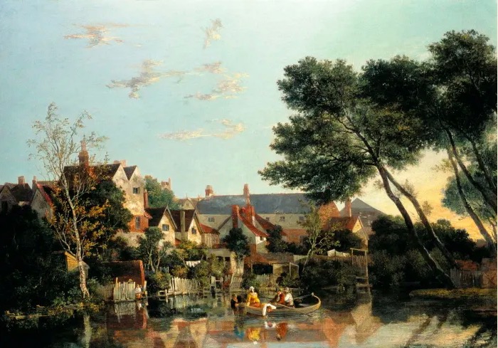 约翰·克罗姆，《下午的诺里奇河流》，约1812-1819，© Norfolk Museums Service