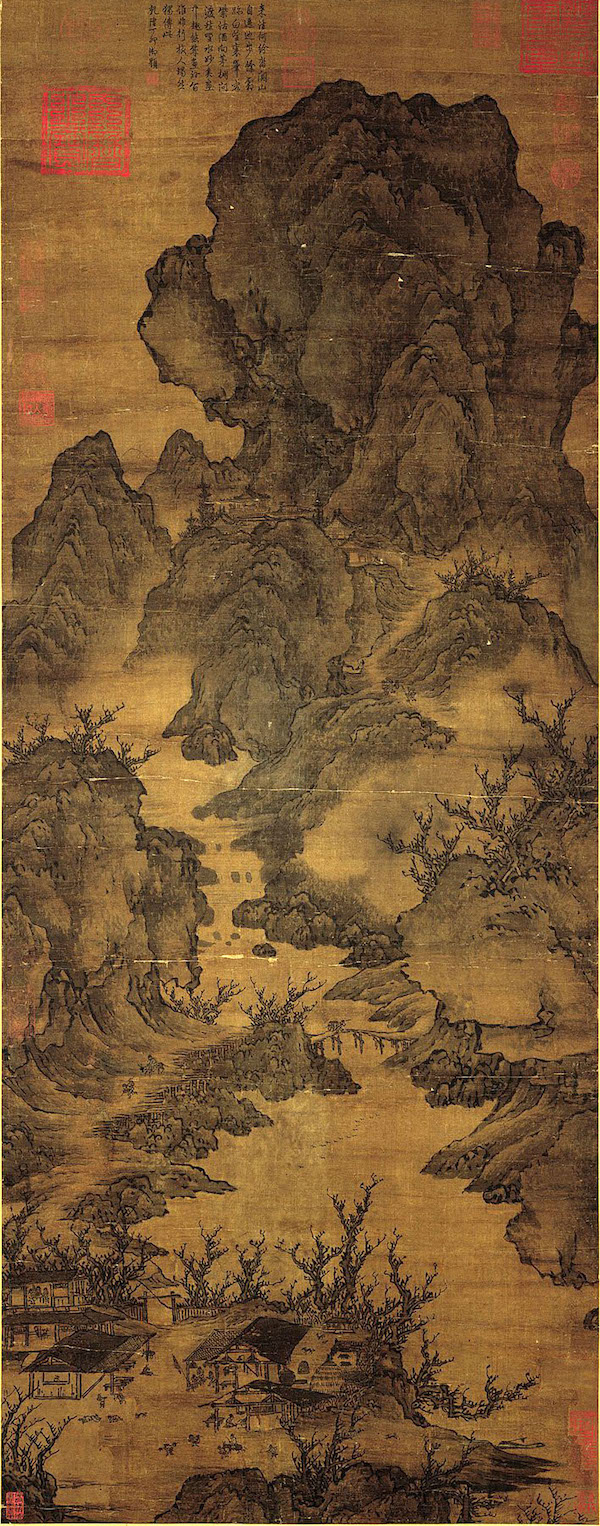 五代  关仝 《关山行旅图》