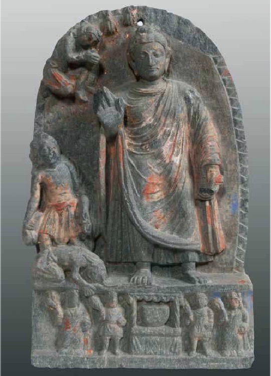 出土的“燃灯佛授记”浮雕