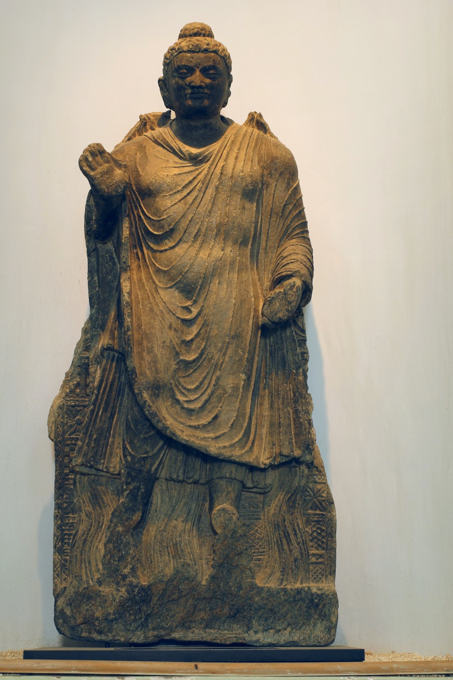 喀布尔阿富汗国立博物馆藏,犍陀罗时期迦毕式风格石造像。