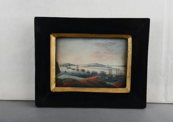 1840年代黄埔锚地油画