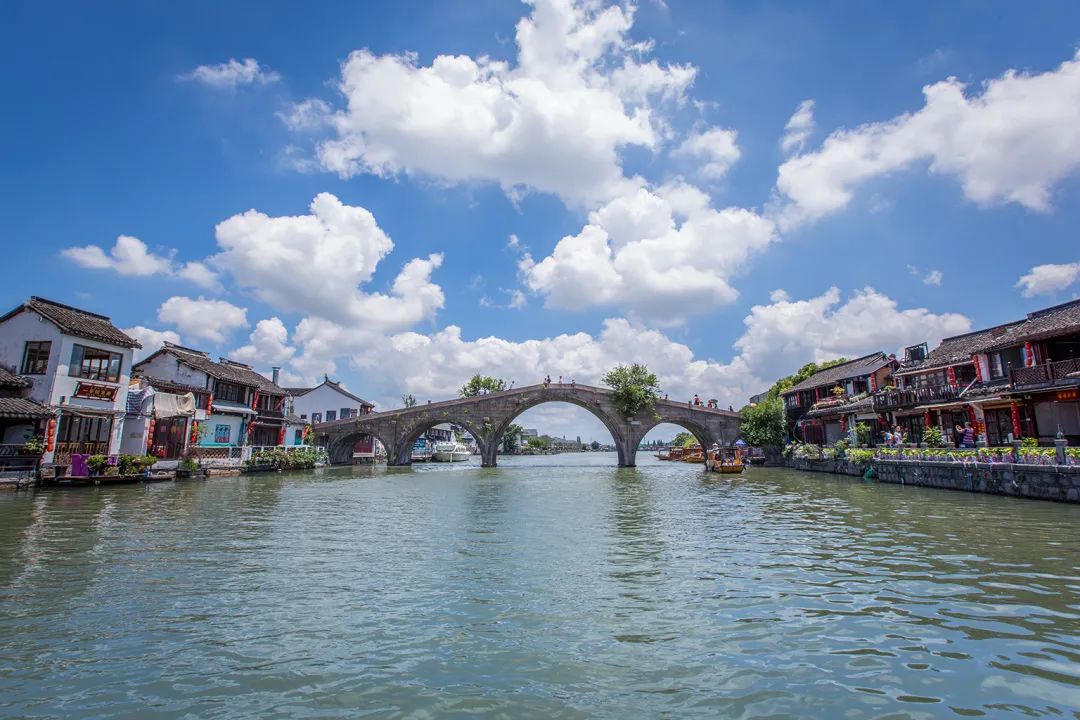 朱家角放生桥远景