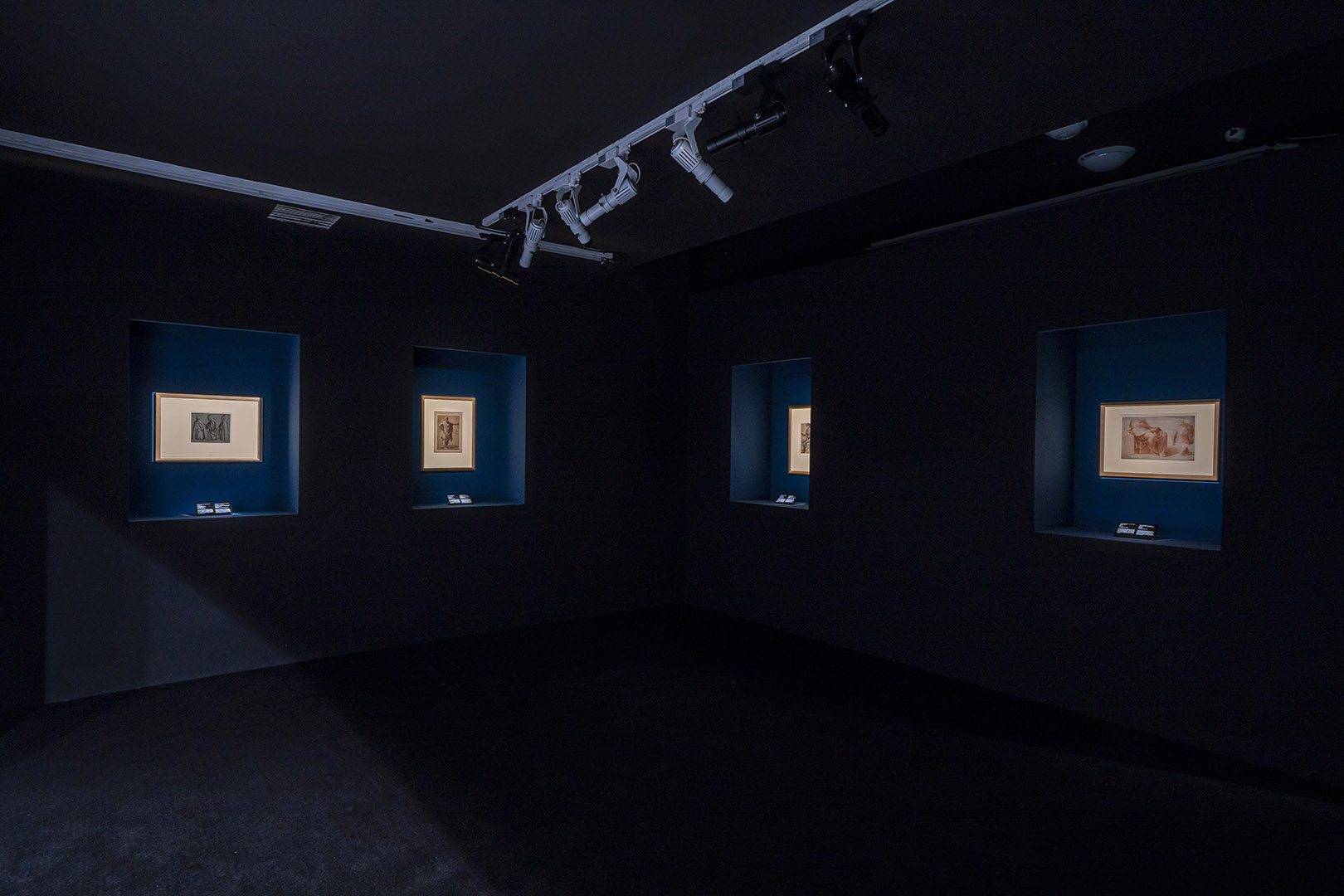 “意大利文艺复兴纸上绘画:一次与中国的对话”展览现场