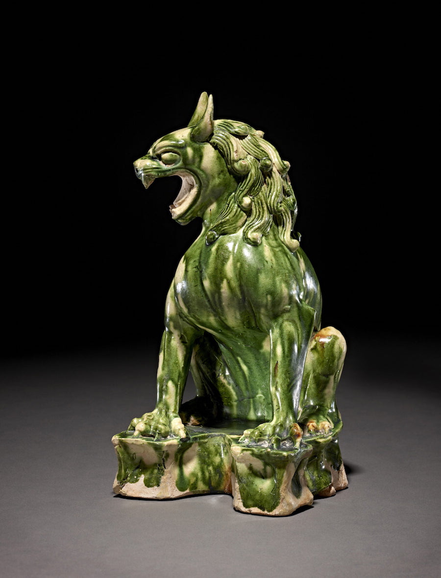 唐代青釉吼狮 © The Trustees of the British Museum