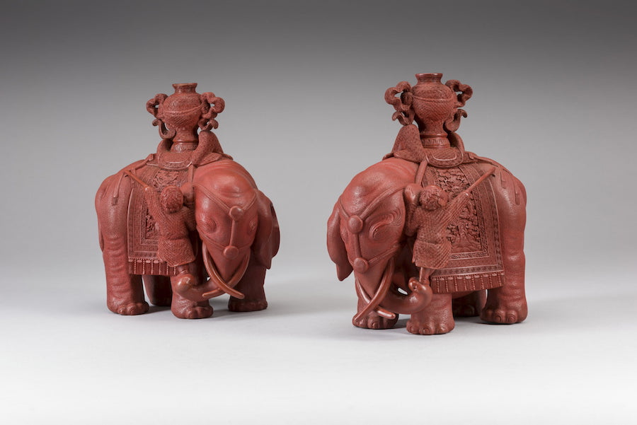 清代漆象 图源:伦敦大学文莱美术馆