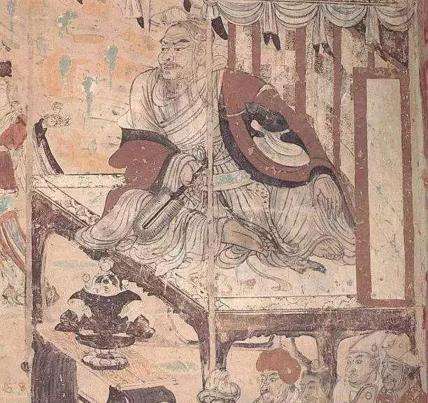 敦煌唐代壁画,第220窟的《维摩经变图》