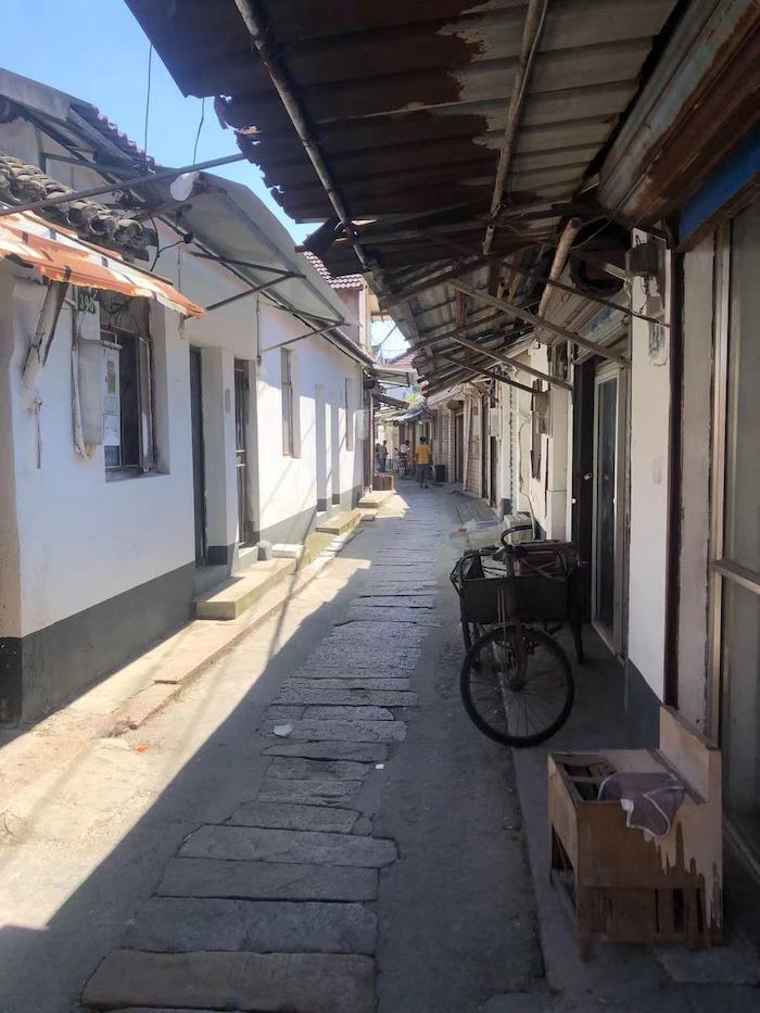 旧青浦市街的石板路