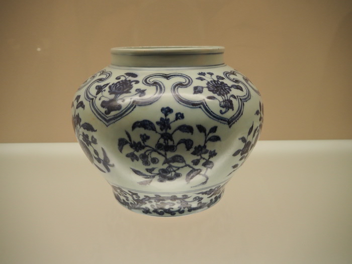 明永乐 景德镇窑青花花果纹大盘 陈萍1956年捐赠