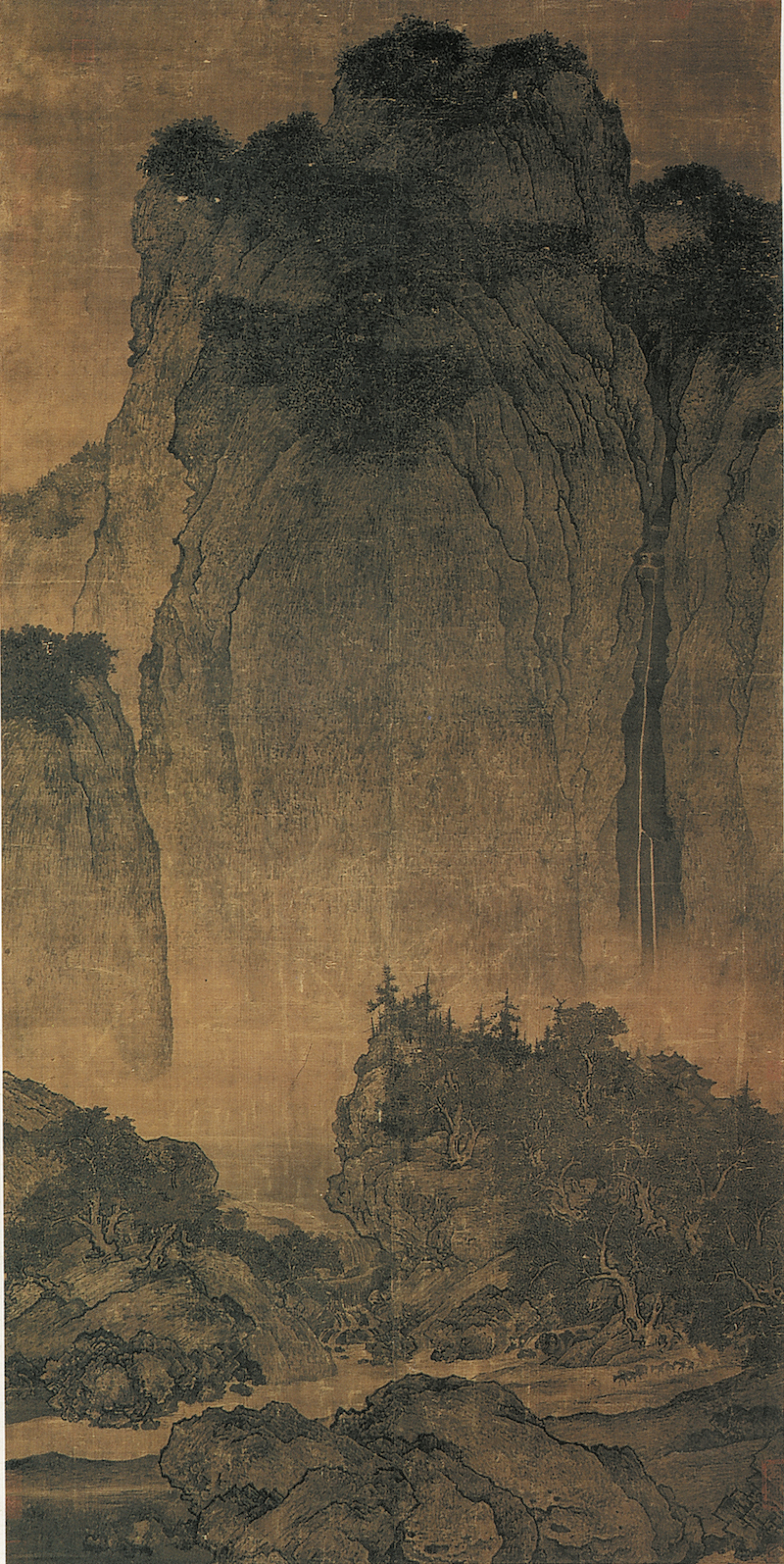 范宽《溪山行旅图》,台北故宫博物院藏