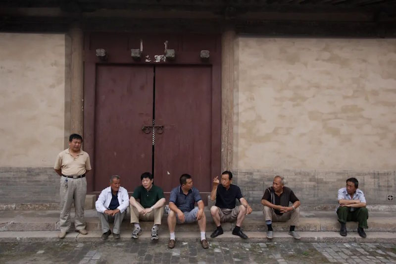 李零先生与老乡(武乡县故城镇大云寺)