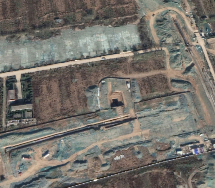 薛绍墓鸟瞰卫星图片