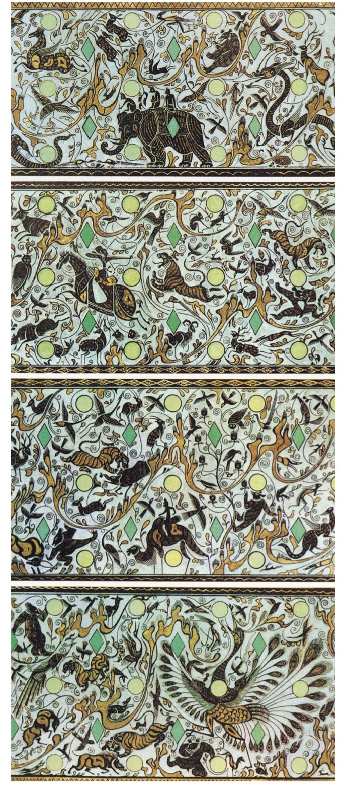 (图 VI.2)线描展开图