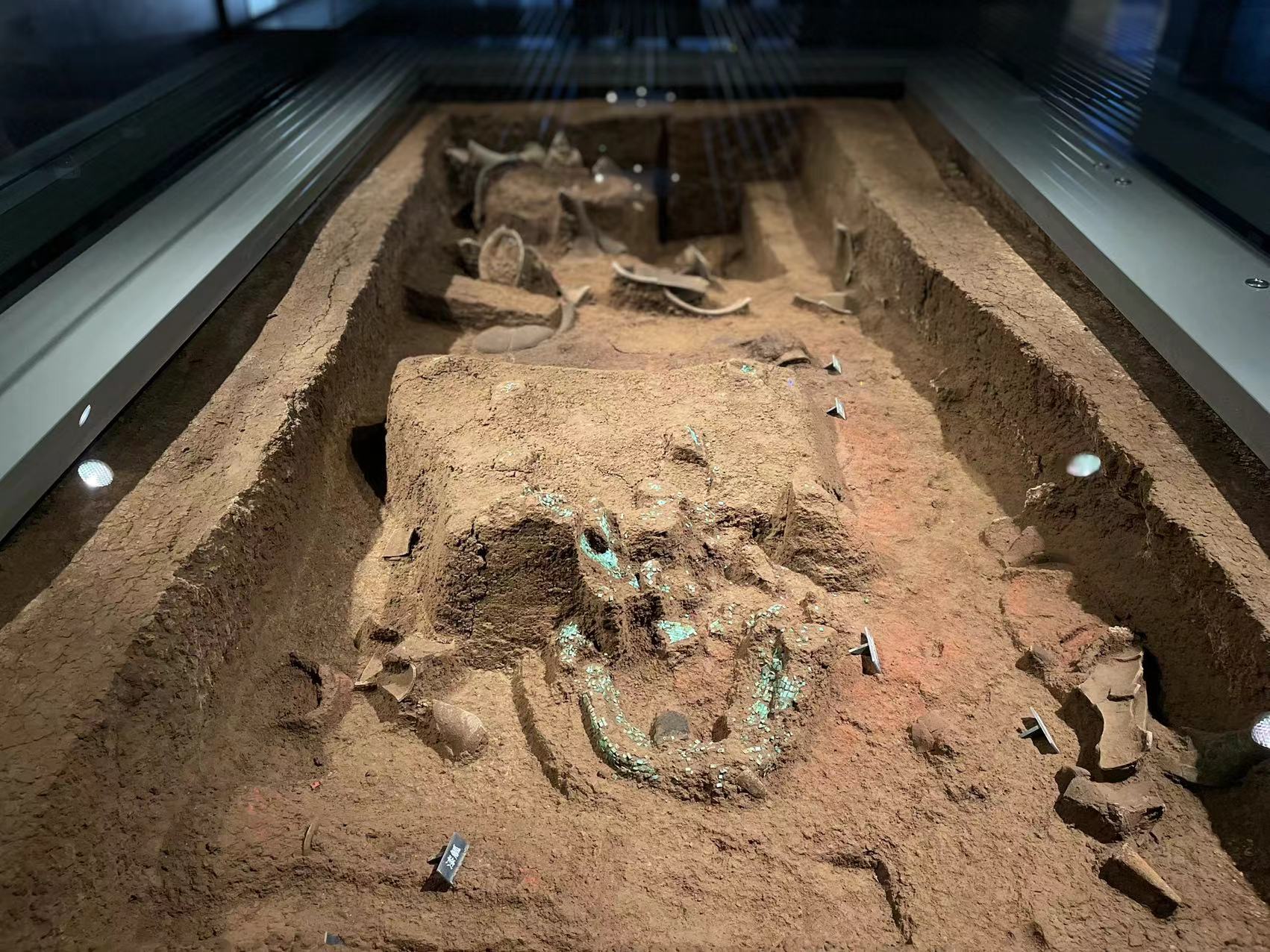 二里头夏都遗址博物馆展陈现场