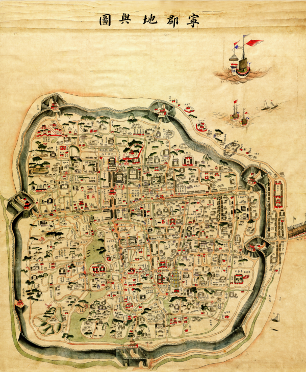 宁郡地舆图 1864年