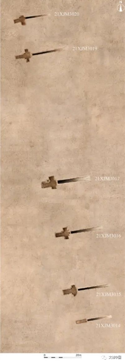  成任墓地东汉家族墓平面正射图