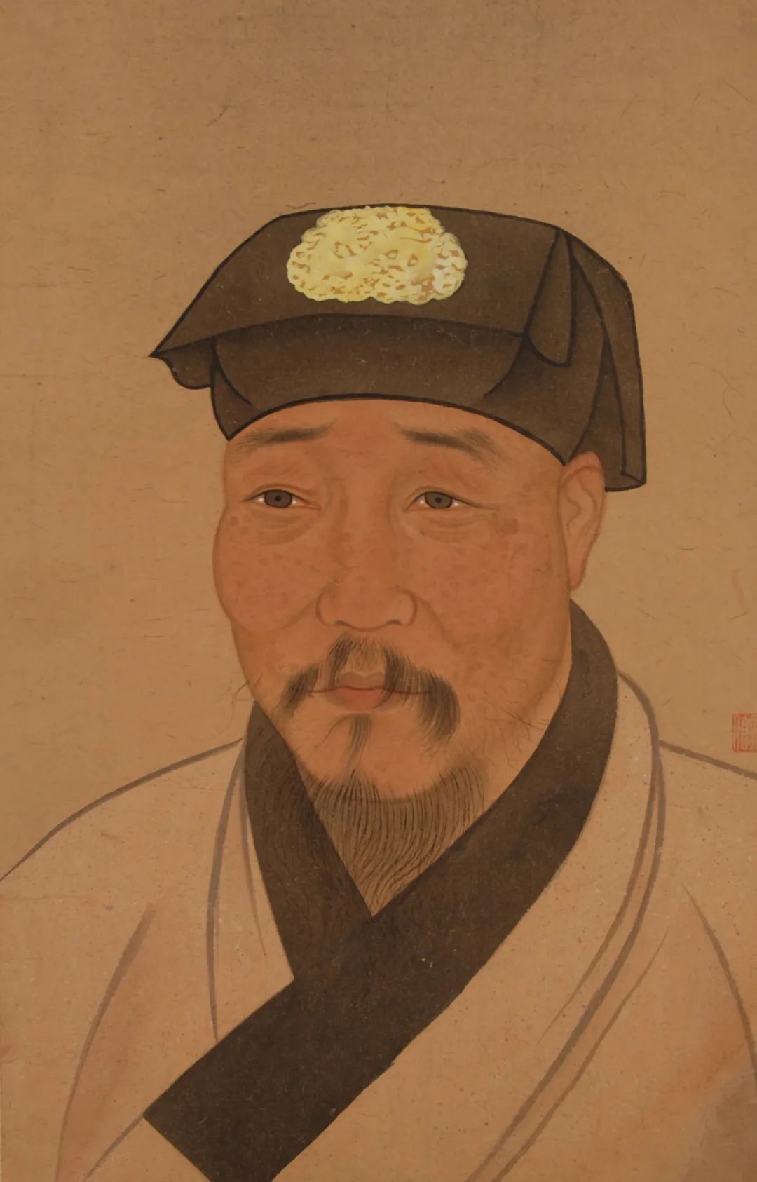 徐渭肖像 佚名 绢本设色 45.4cm×26.4cm 明 南京博物院藏
