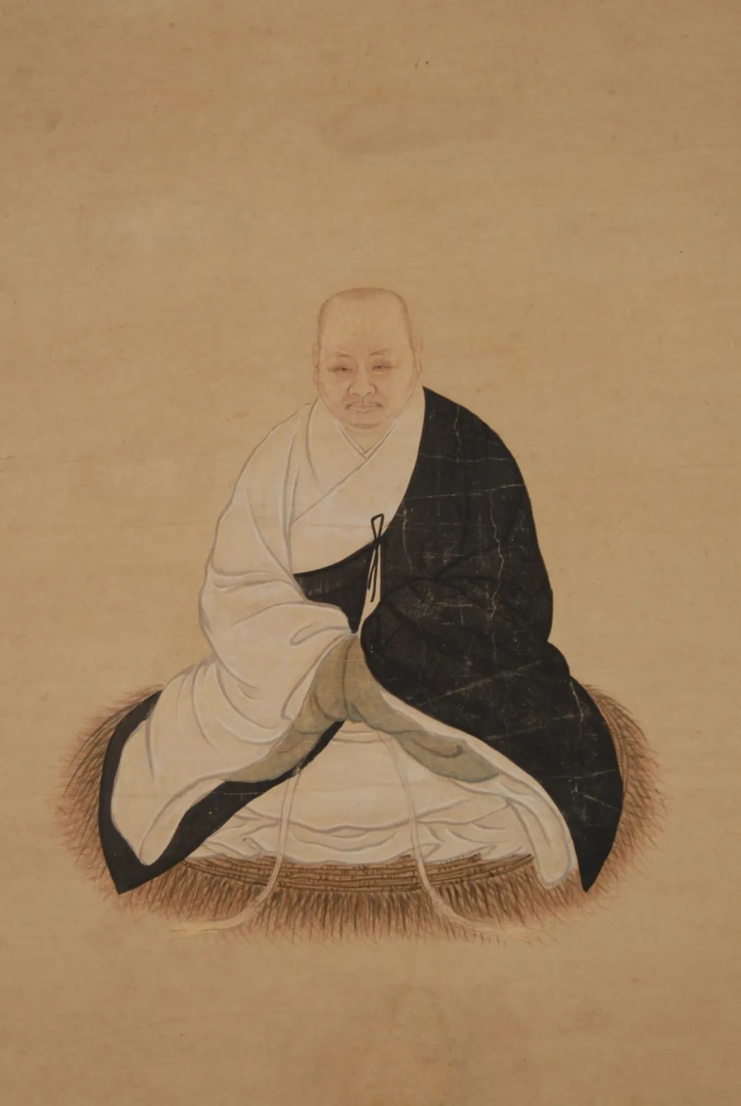 真可肖像 钱復 绢本设色 128.6cm×56.72cm 明 南京博物院藏