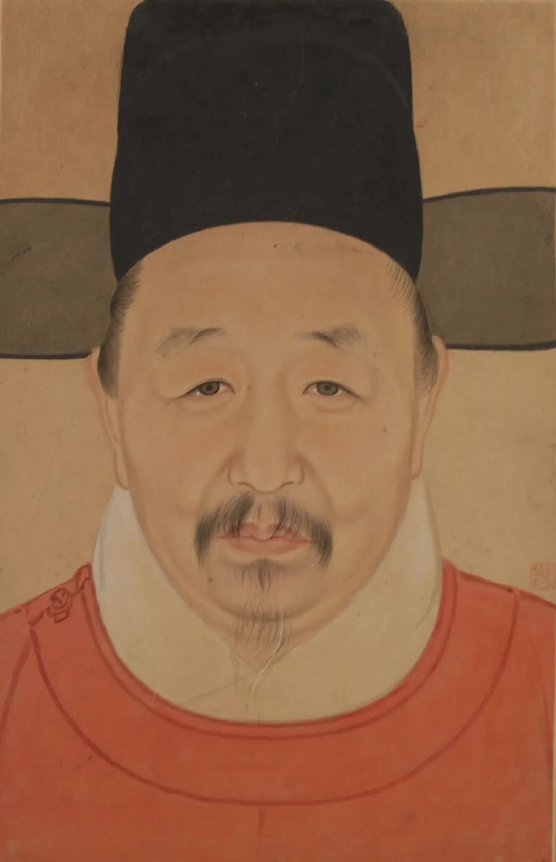 李太僕肖像图 佚名 纸本设色 45.4cm×26.4cm 明 南京博物院藏