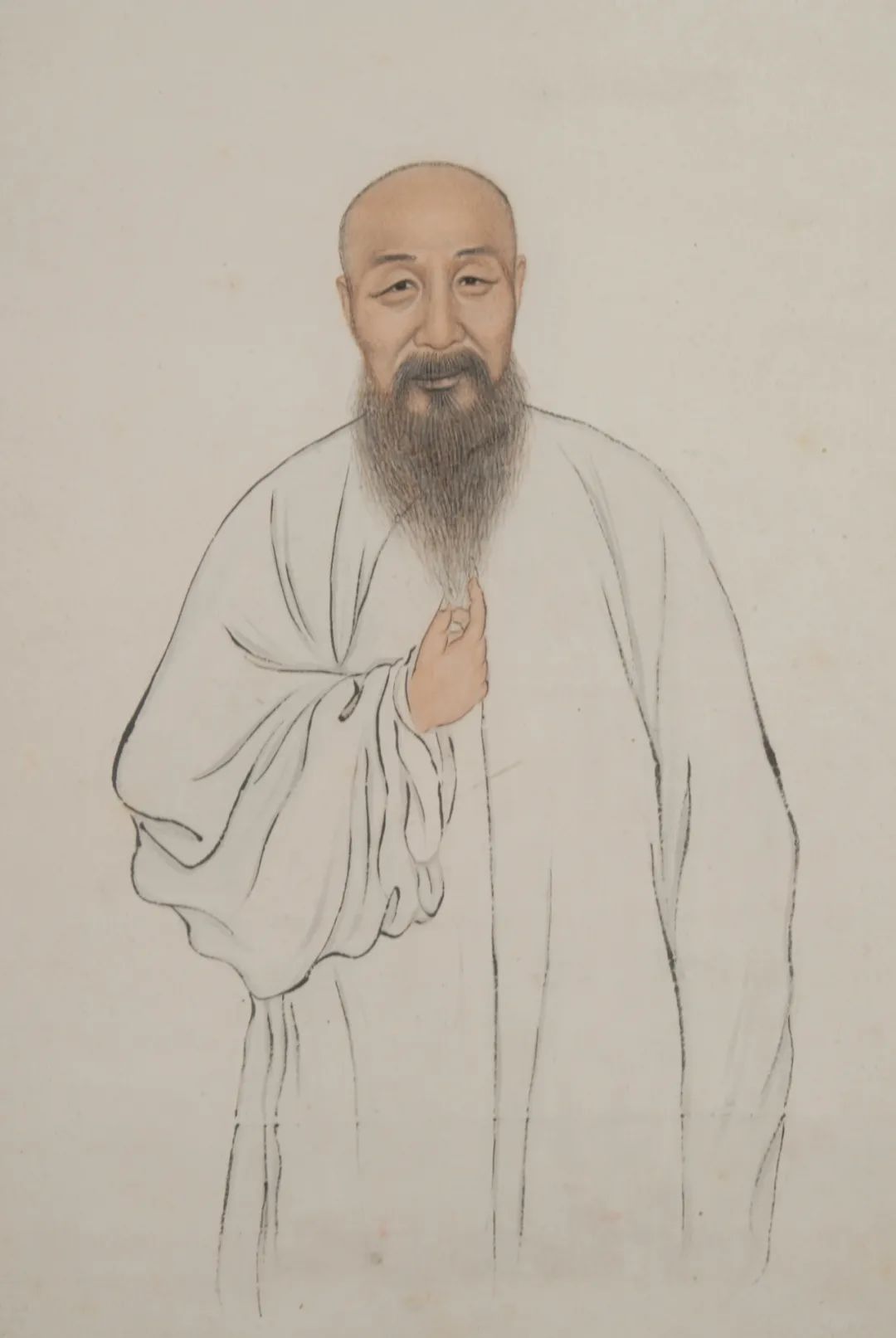 曾国藩肖像 吴新铭 纸本设色 121.2cm×31.6cm 清 南京博物院藏