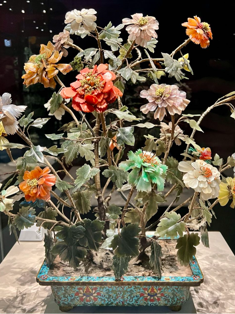 铜胎掐丝珐琅聚宝盆 清 中国财税博物馆藏