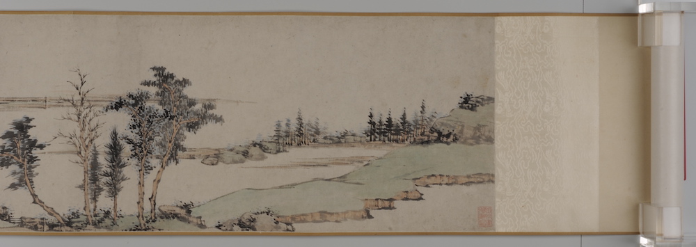 査士标 《携琴访友图卷》 清(1644—1911)安徽博物院 藏